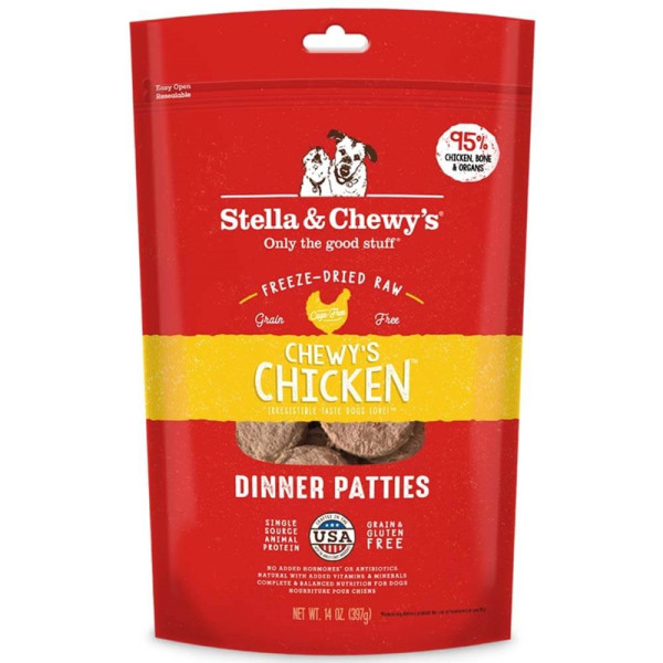 Stella & Chewy's Freeze-Dried Raws Chewy's Chicken For Dogs 籠外鳳凰(雞肉配方) 凍乾生肉狗用主糧 25oz